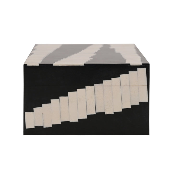Kamari 2 Piece Geometric Inlay Decorative Nesting Boxes Indigo Road by Egypt Sherrod