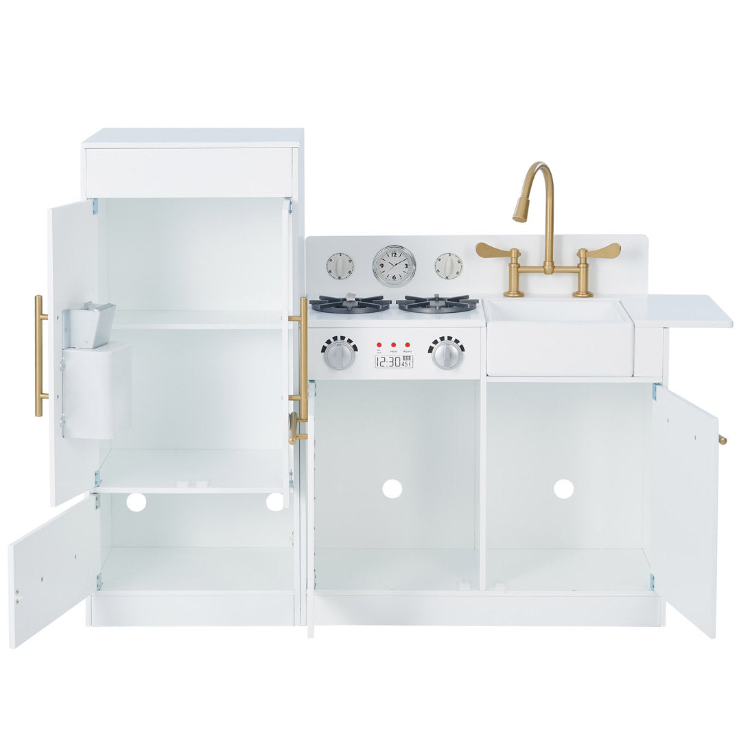 Little Chef Charlotte Modern Play Kitchen Teamson Kids Finish: White