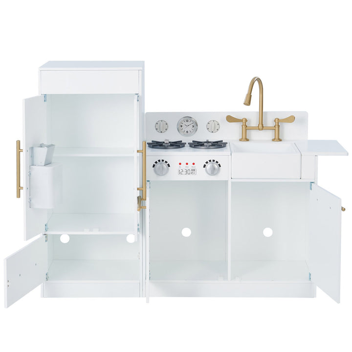 Little Chef Charlotte Modern Play Kitchen Teamson Kids Finish: White