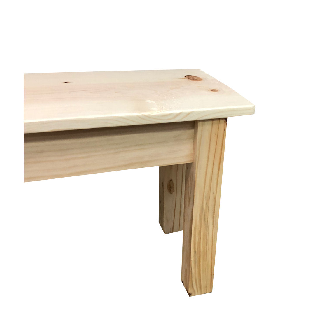 Hannan Wood Bench Highland Dunes Size: 17" H x 66" W x 12" D