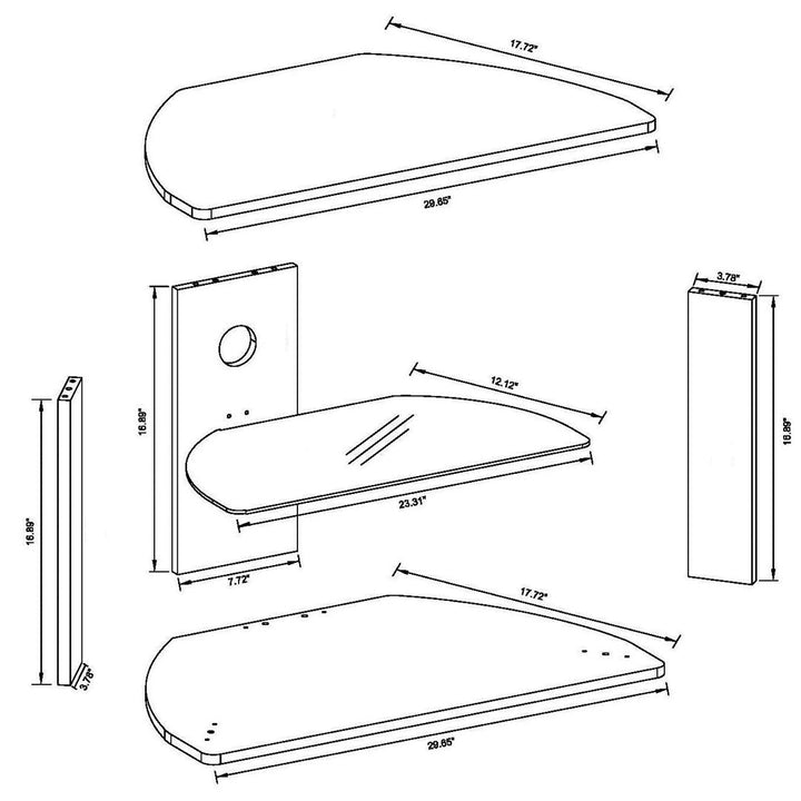 Shiloh TV Stand for TVs up to 32" Ebern Designs