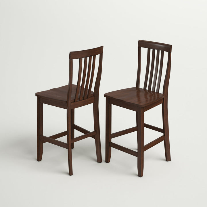Diamondback Counter and Bar Stool (Set of 2) Three Posts™ Color: Mahogany Seat Height: Counter Stool (24" Seat Height)