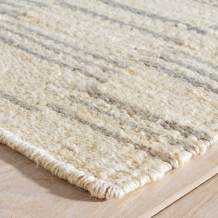 Leni Pewter Blue Handwoven Jute Rug Dash and Albert Rugs Rug Size: Rectangle 5' x 8'