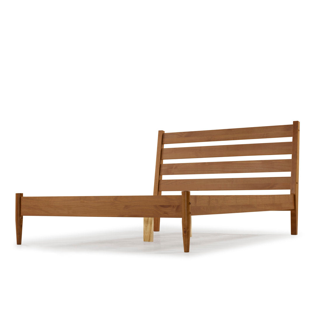 Grady Queen Size Solid Wood Bed AllModern Color: Castanho