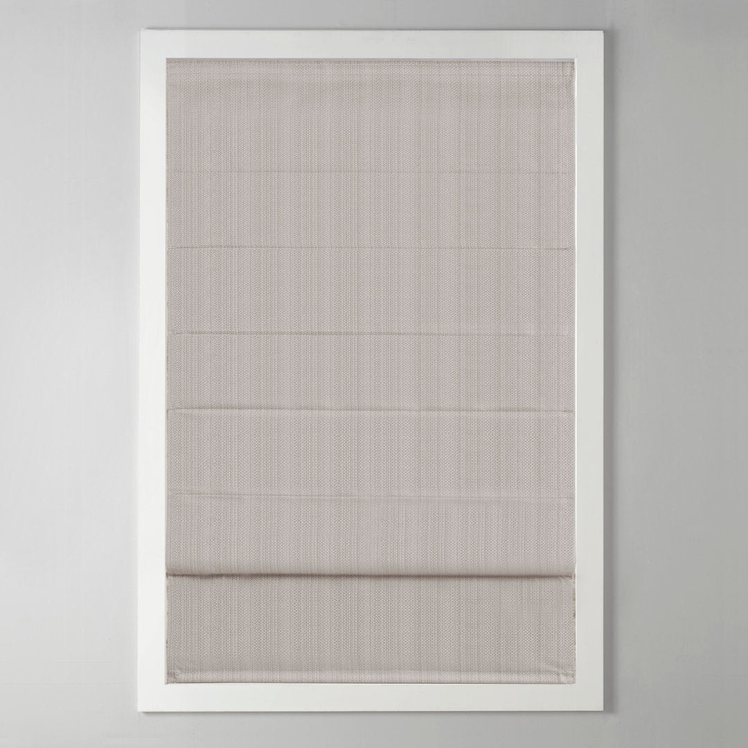 Galen Basketweave Cordless Room Darkening Roman Shade Madison Park Length & Width: 27"W x 64"L
