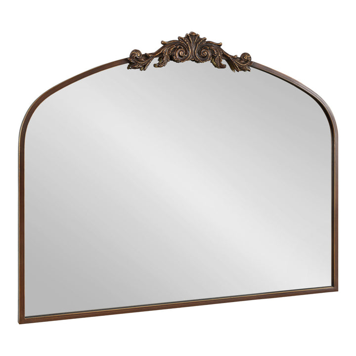 Anglo Arendahl Traditional Accent Mirror Fleur De Lis Living Size: 28.5" x 36" Finish: Bronze