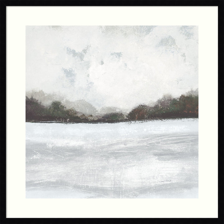 This Place IV Neutral - Picture Frame Painting Print on Paper Joss & Main Size: 41" H x 41" W Format: Black Framed Paper
