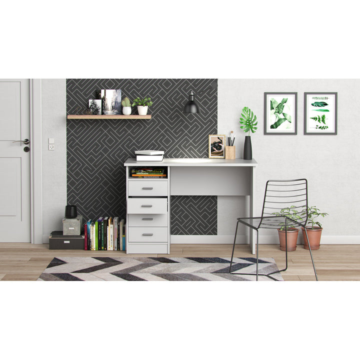 Rushayne Desk Orren Ellis Color: White