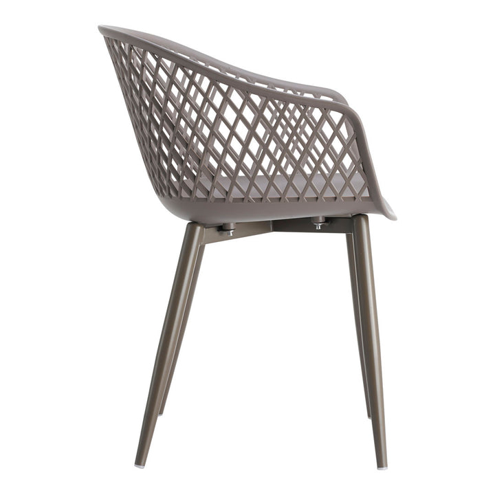 Newark Patio Dining Armchair (Set of 2) AllModern Color: Gray