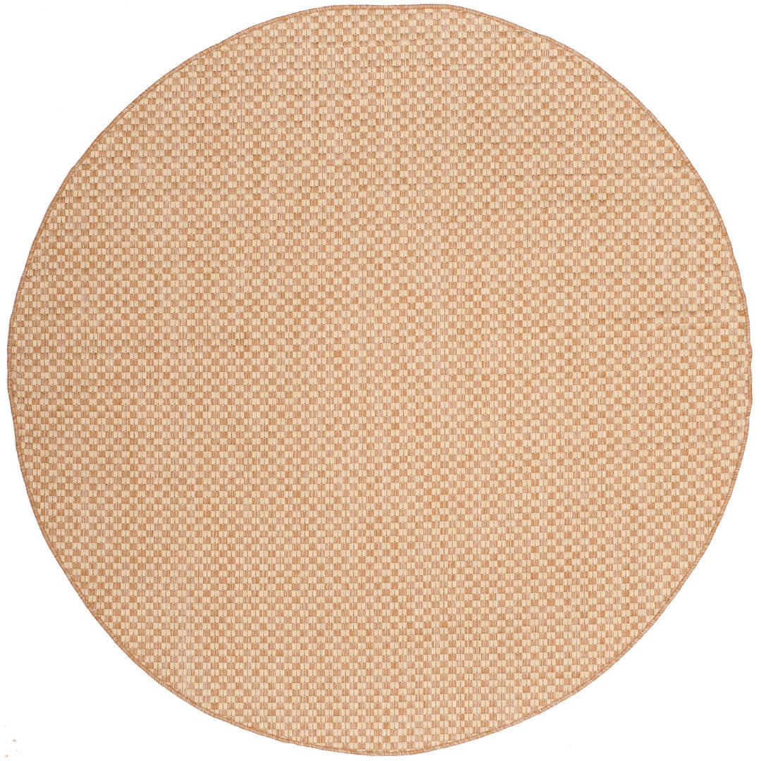 Kaylah Performance Geometric Rug Highland Dunes Rug Size: Round 5'3"