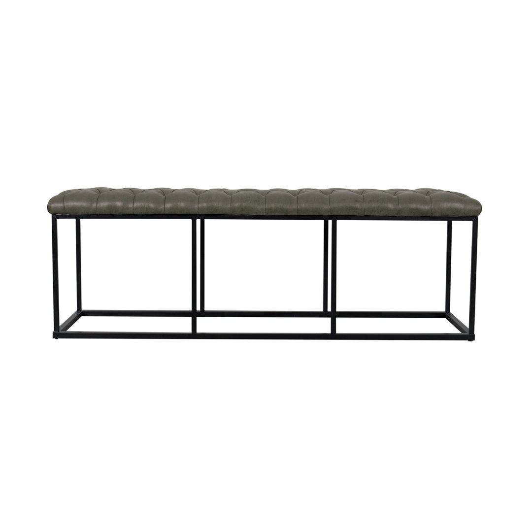 Darren Faux Leather Bench Trent Austin Design®
