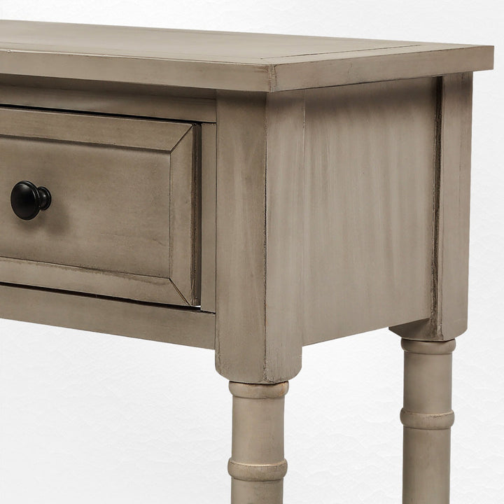 Carlito 58" Console Table Charlton Home® Color: Gray Wash