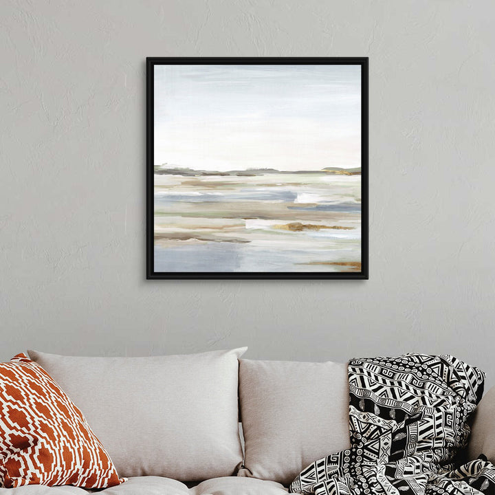 Vastness II by Eva Watts - Painting Print Wade Logan® Size: 32" H x 32" W x 1.75" D Format: Black Framed Canvas
