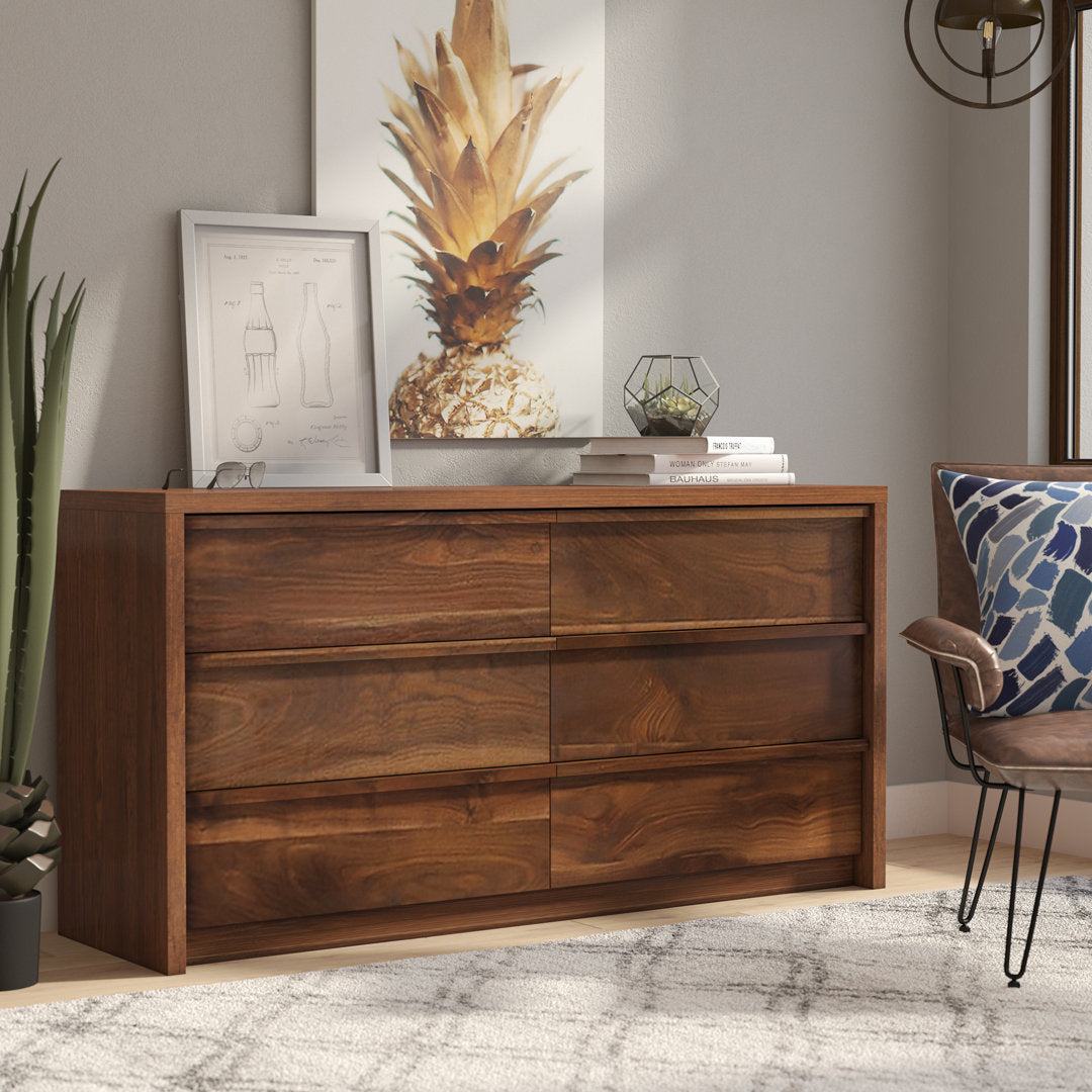 Holtzlander Double Dresser Union Rustic Color: Grand Walnut