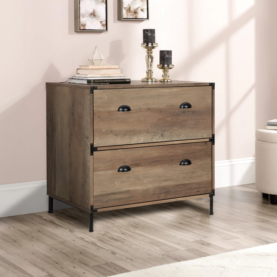 Wycombe 2-Drawer Lateral Filing Cabinet Laurel Foundry Modern Farmhouse® Color: Rustic Oak