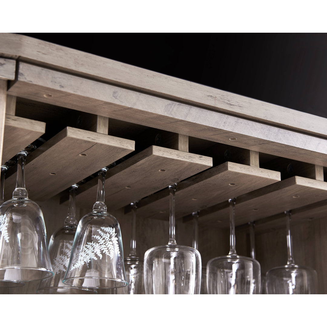 Morgan Bar Cabinet Steelside™ Color: Stone Gray