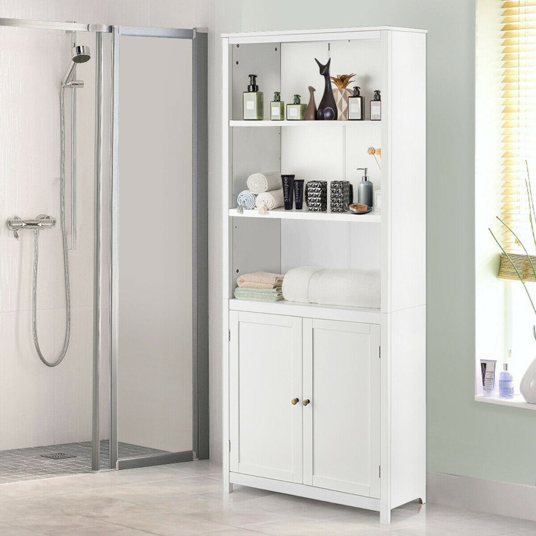 Aydan 71.5" H x 29" W Standard Bookcase Three Posts™ Color: White