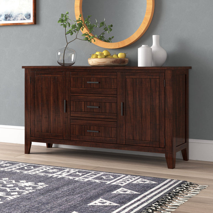Husnayn 66'' Wide 3 Drawer Sideboard Union Rustic