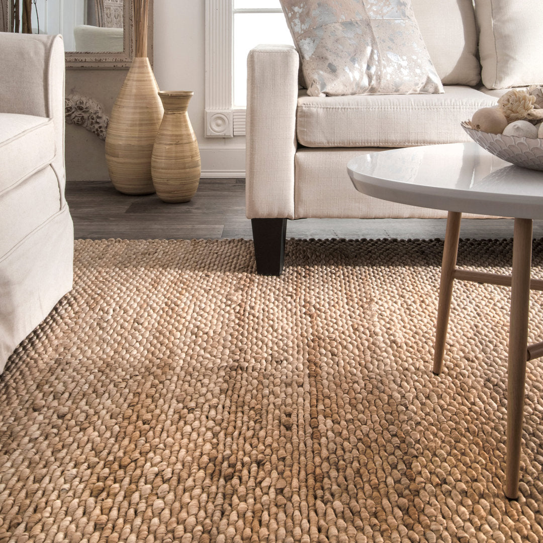 Annelynn Farmhouse Handmade Jute Natural Rug Birch Lane™ Rug Size: Rectangle 8' x 11'