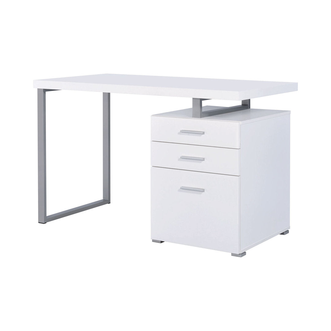 Kaitlyn Reversible Desk Wade Logan® Color: White