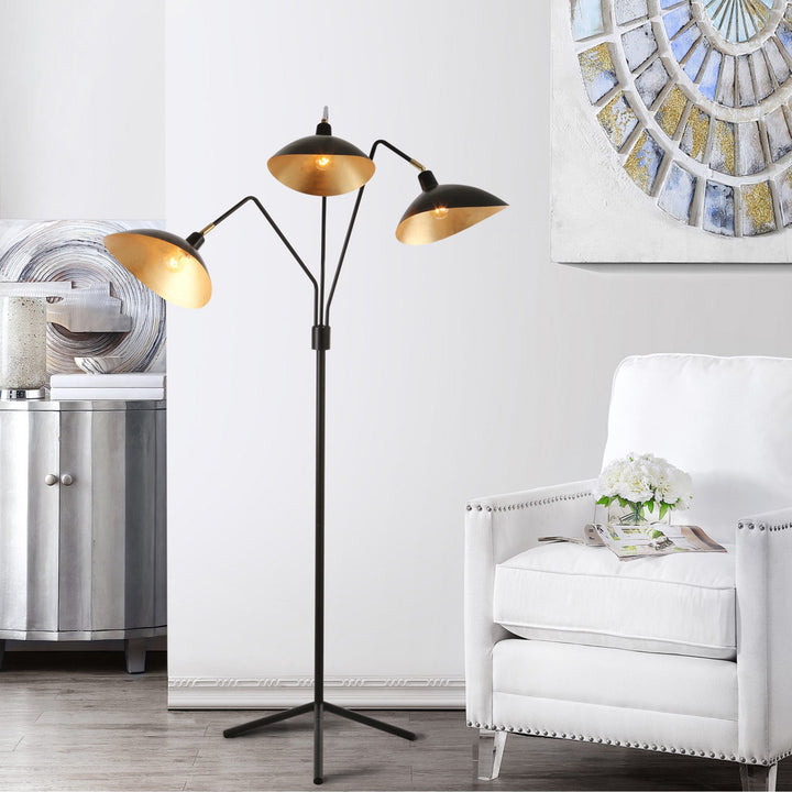 Hopson 70" Tree Floor Lamp AllModern Base Finish: Black