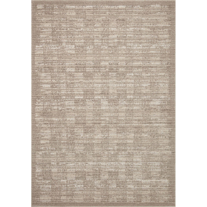 Geometric Machine Woven Polyester Area Rug in Sand Loloi II Rug Size: Rectangle 6'7" x 9'3"