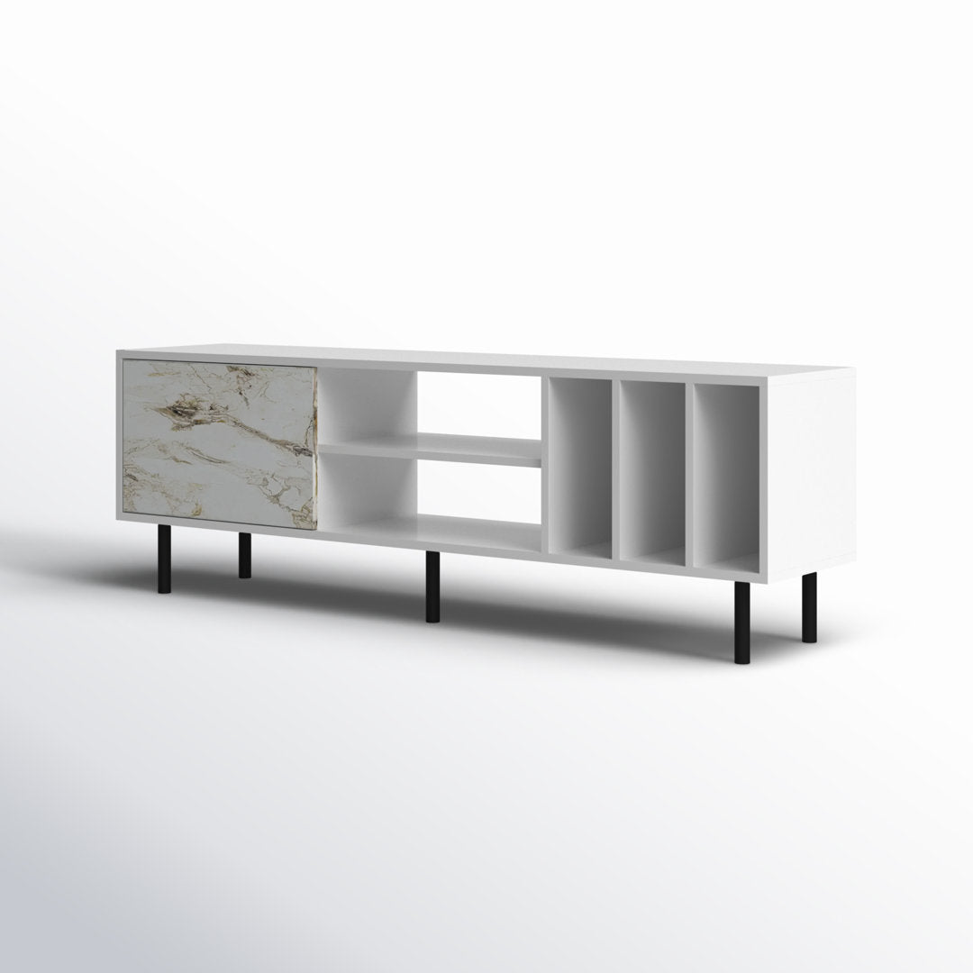 Broxton TV Stand for TVs up to 75" Mercury Row® Color: White