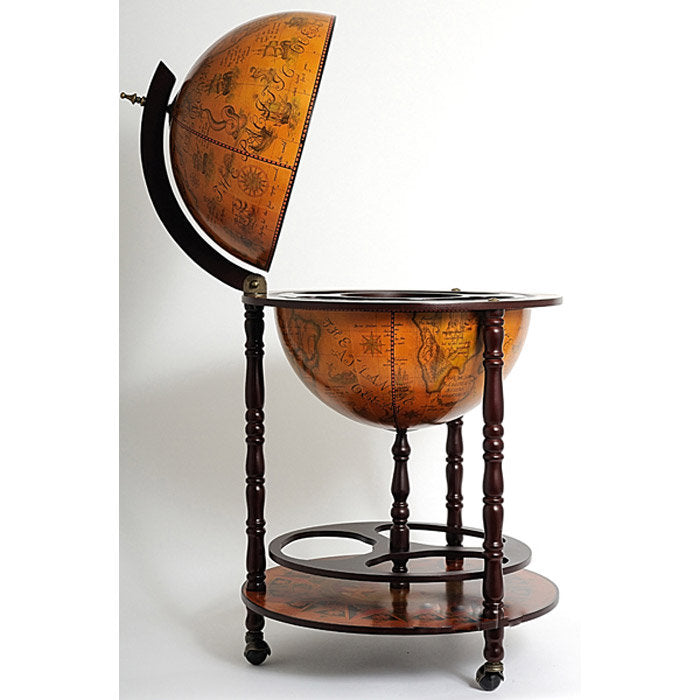 Globe Drinks Cabinet Floor Standard World Menagerie