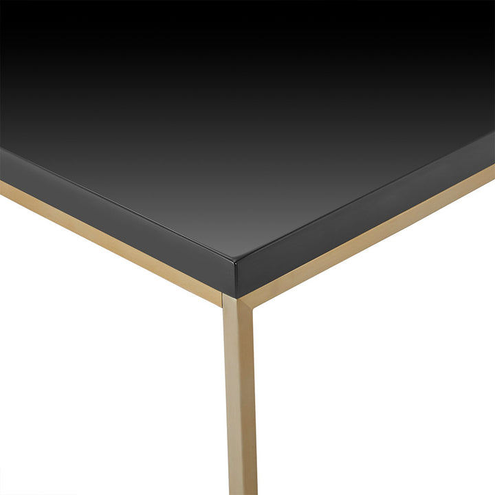 Adilson Coffee Table Wade Logan® Color: Black/Gold