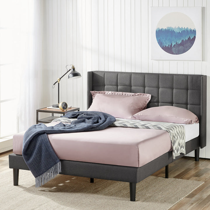 Martinez Upholstered Platform Bed Red Barrel Studio® Size: King