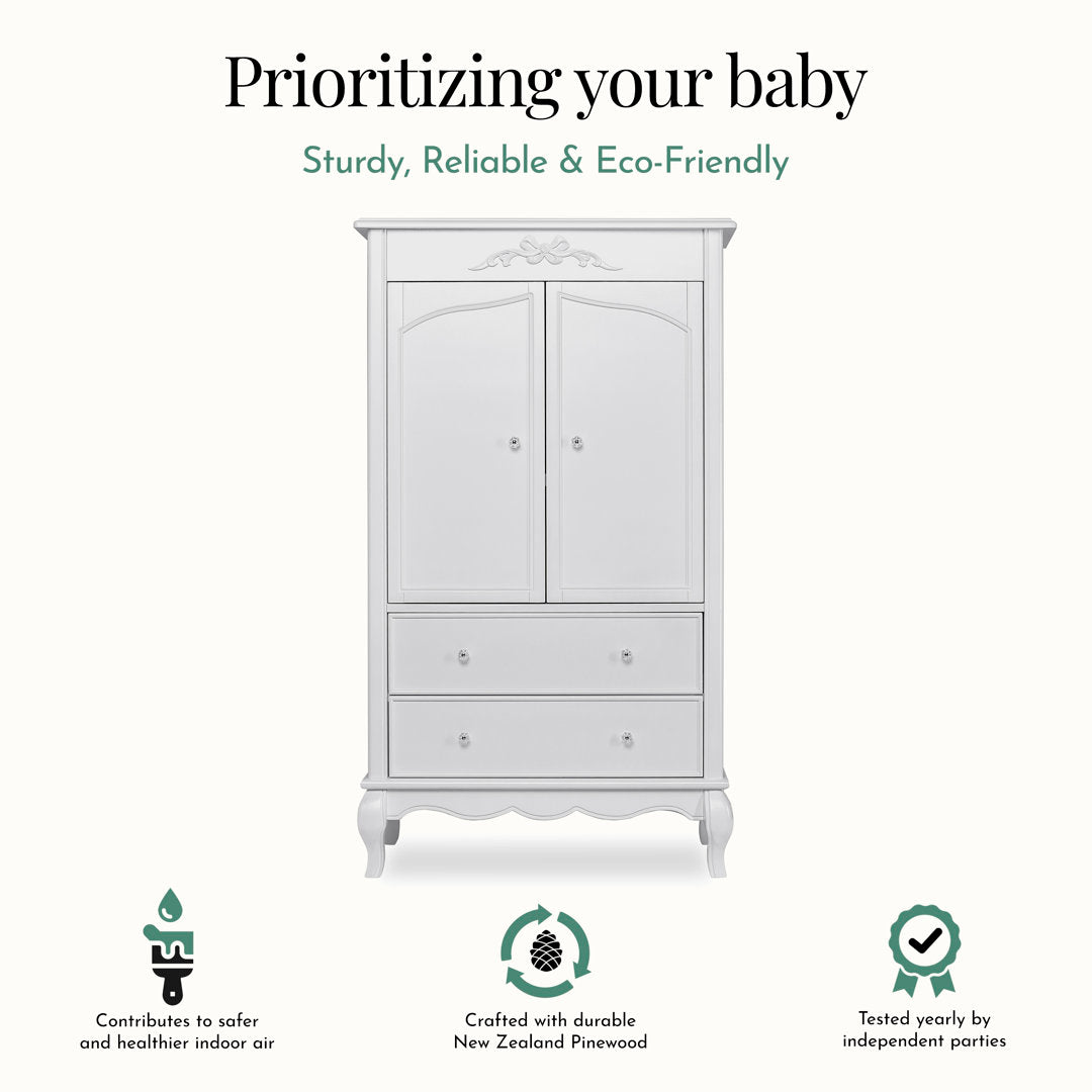 Aurora Armoire Evolur Color: Frost