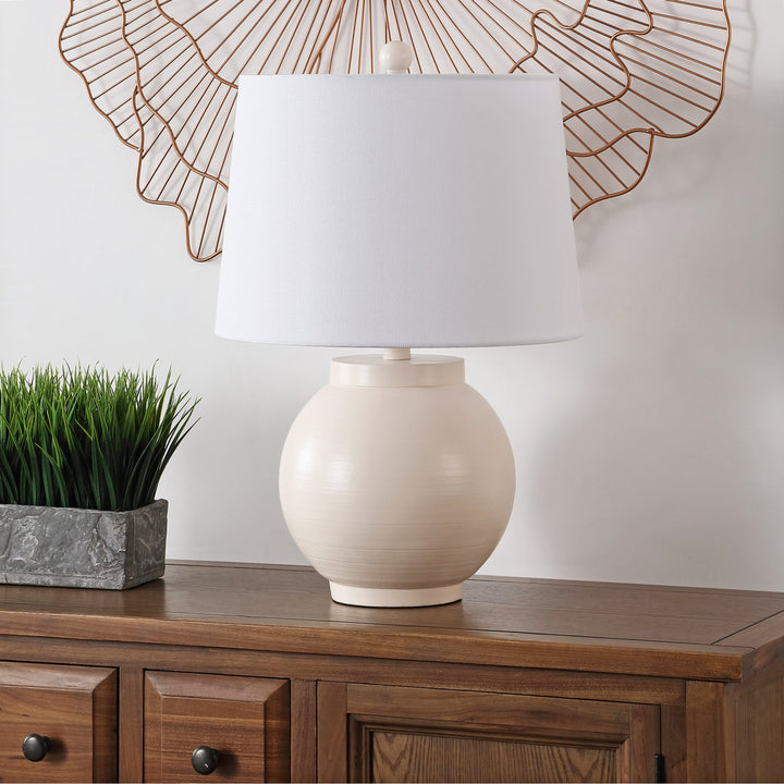 Hamby 22'' Cream Table Lamp Zipcode Design™