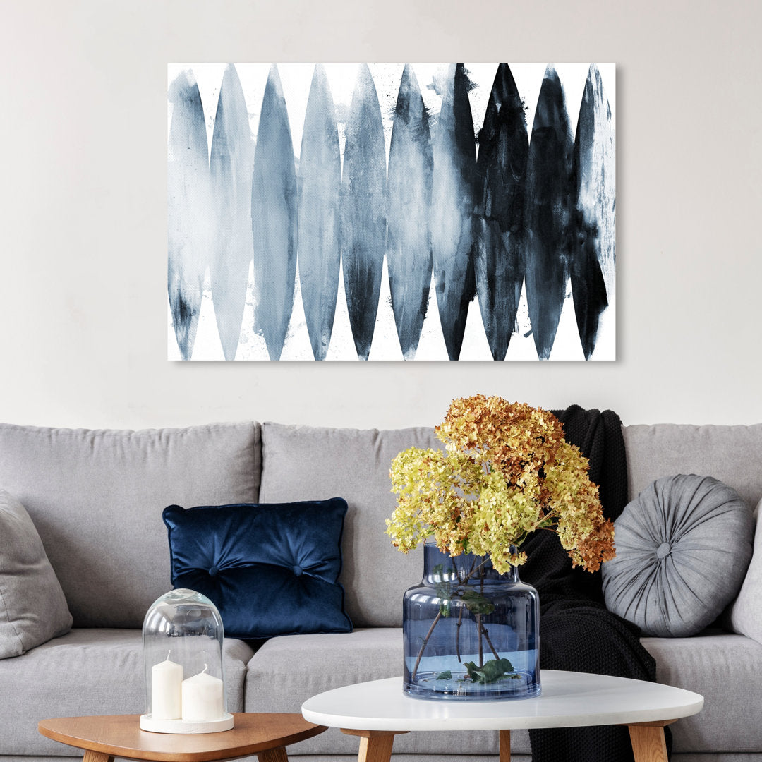 Abstract Paradise Found Muted - Painting Print on Canvas Art Remedy Size: 20" H x 30" W x 1.5" D Format: Wrapped Canvas