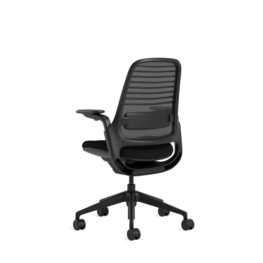Steelcase Series 1 Task Chair Steelcase Upholstery Color: Onyx/Licorice, Frame Color: Black Casters/Glides: Carpet