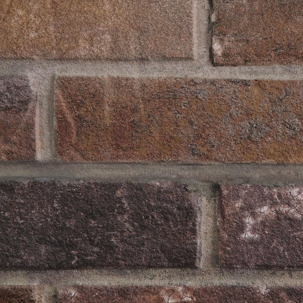 Brick 5.75" x 45" Peel and Stick Wall Paneling Ninth & Vine Color: Brownstone