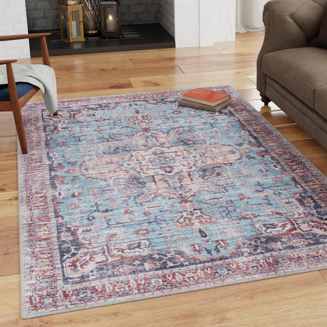 Heffington Blue Moon Maahru Rug Langley Street® Rug Size: Rectangle 9'2" x 12'
