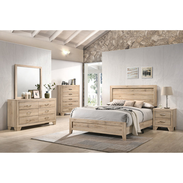 Grider 2-Drawer Nightstand with Block Legs Bed Side Table Wood Nightstand Night Table Laurel Foundry Modern Farmhouse® Color: Natural