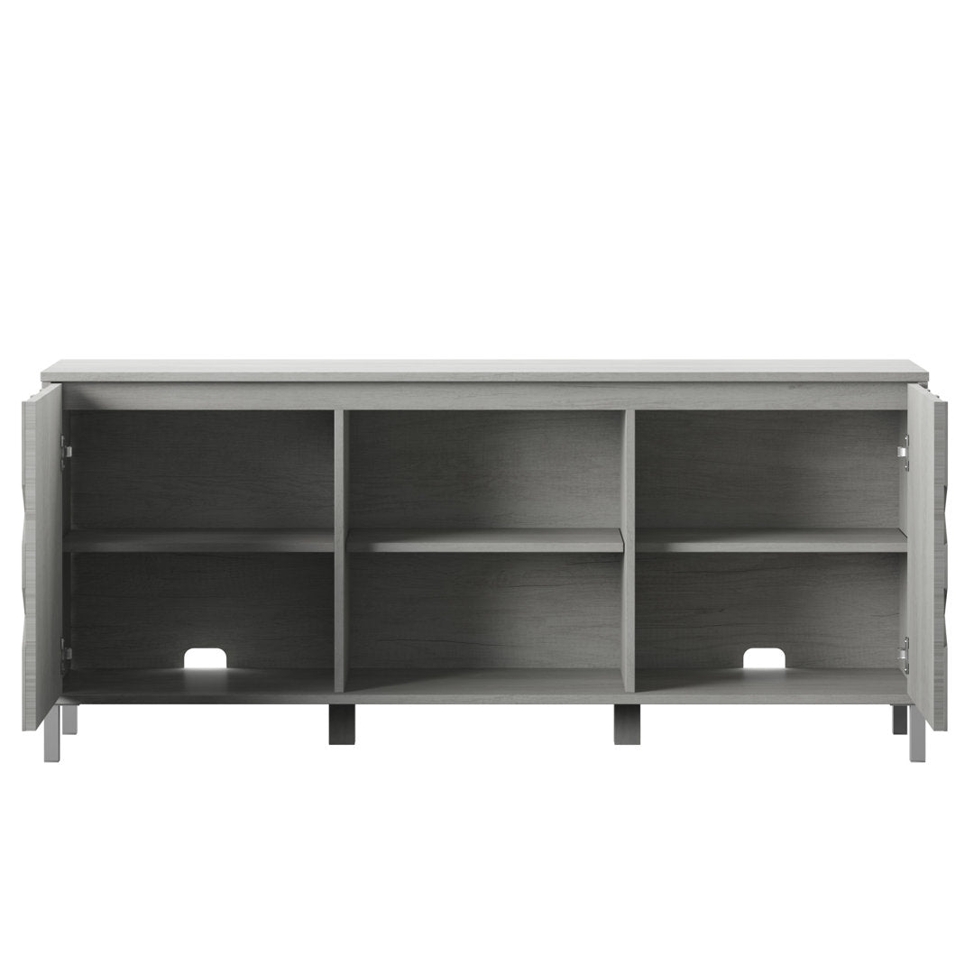 Shotwell TV Stand for TVs up to 65" Mercury Row® Color: Sargent Oak
