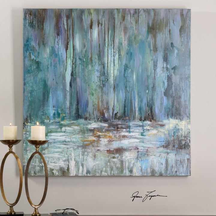 Waterfall' Painting on Wrapped Canvas Orren Ellis