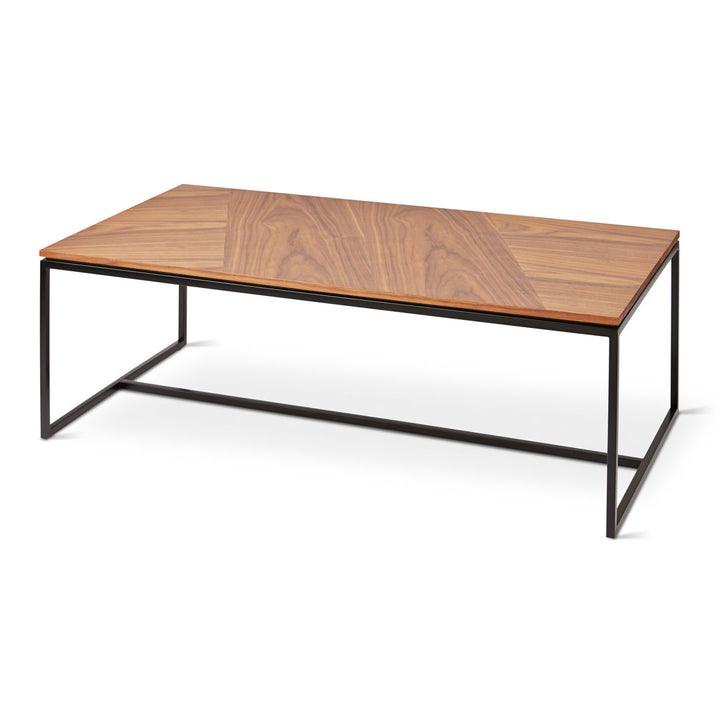 Tobias Coffee Table Rectangle Gus* Modern Color: Walnut