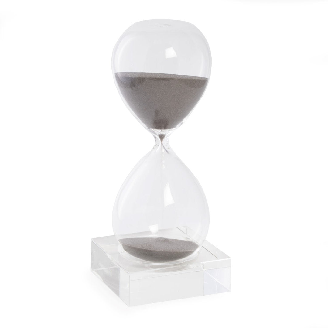 Cobie Hourglass Ivy Bronx Size: 10.5" H x 3.5" W x 3.5" D Finish: Gray