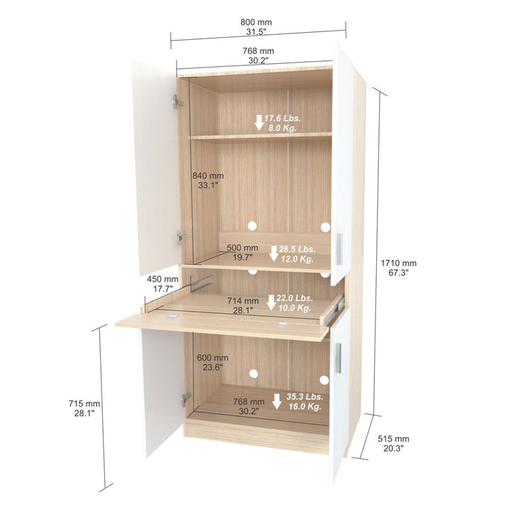 Bluxome Armoire Desk Latitude Run®