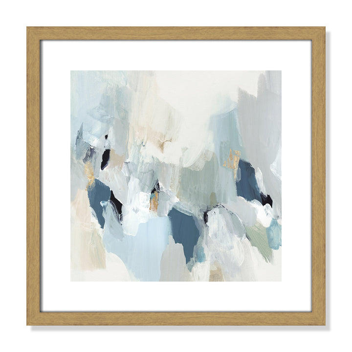 Little Talks II by Isabelle Z - Picture Frame Print on Canvas Casa Fine Arts Size: 18.25" H x 18.25" W x 0.75" D Format: Beige Wood Framed Paper