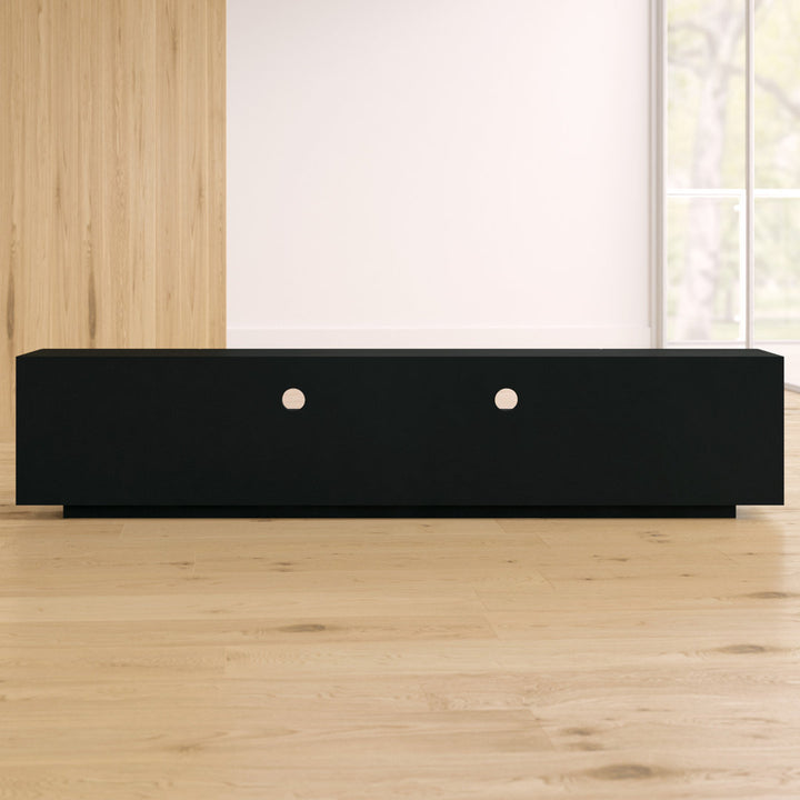 Kenyette TV Stand for TVs up to 79" Latitude Run® Color: Black