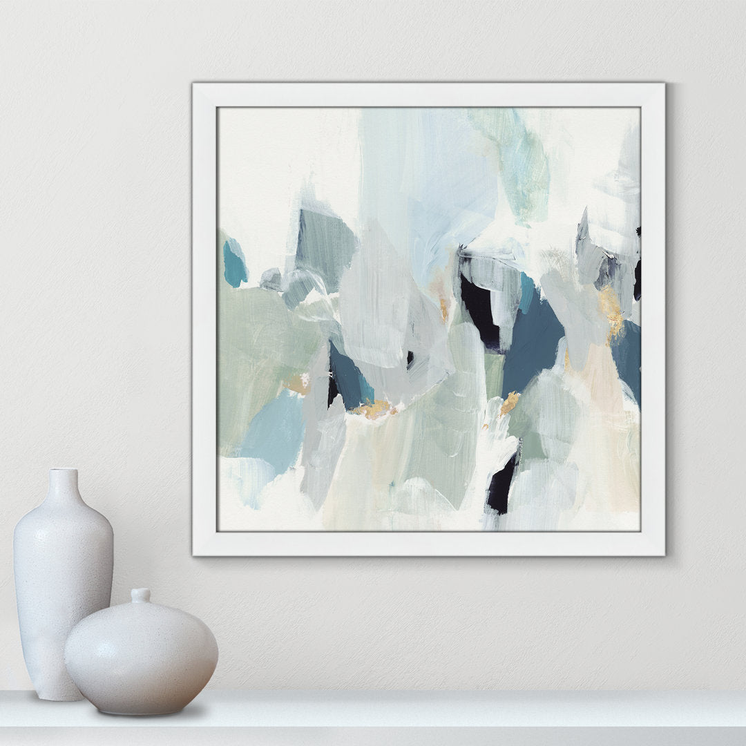 Little Talks II by Isabelle Z - Picture Frame Print on Canvas Casa Fine Arts Size: 24.5" H x 24.5" W x 0.75" D Format: Satin White Picture Framed Paper