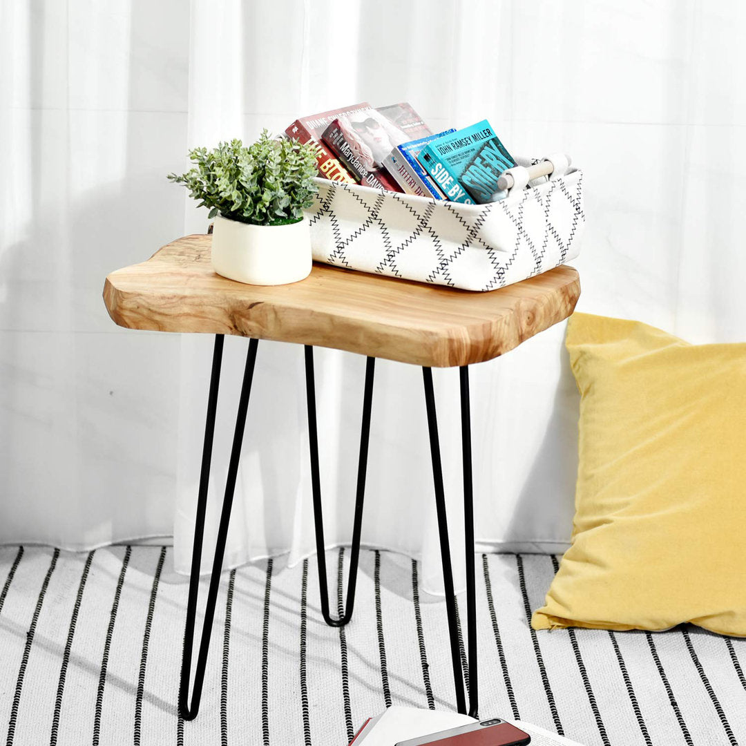 Centerview Solid Wood End Table Charlton Home®