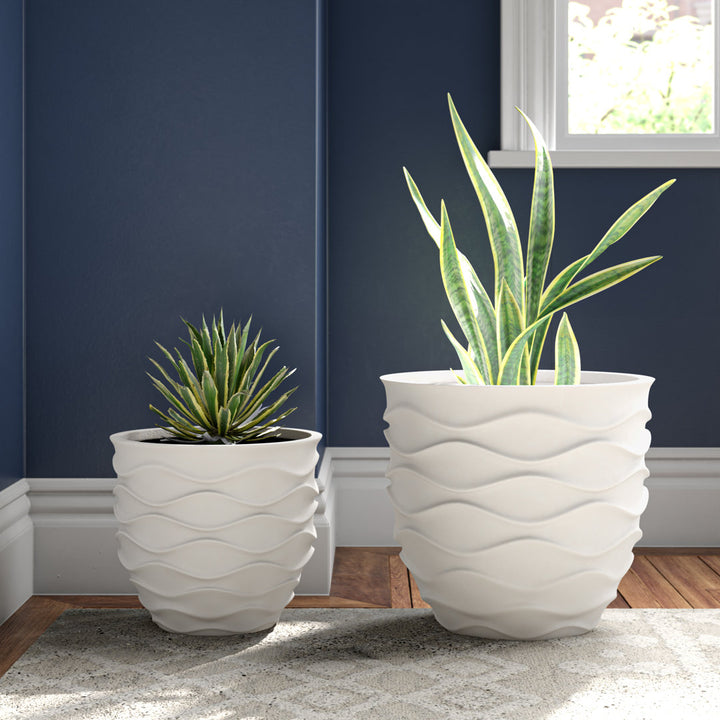 Gabby 2-Piece Magnesium Oxide Pot Planter Set Joss & Main