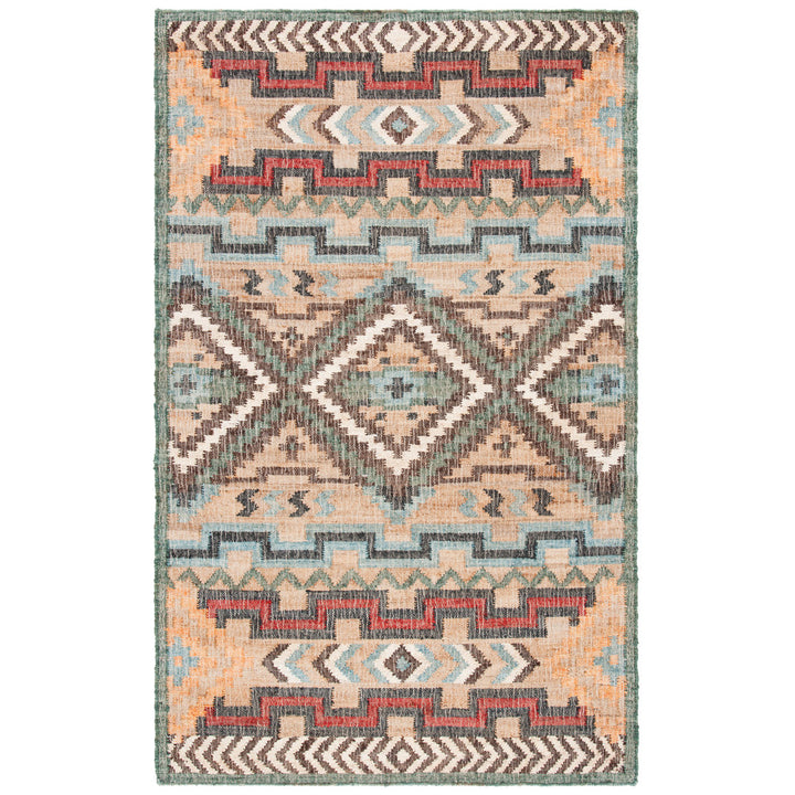 Glynda Southwestern Handmade Flatweave Jute Tan Area Rug The Twillery Co.® Rug Size: Rectangle 10' x 14'