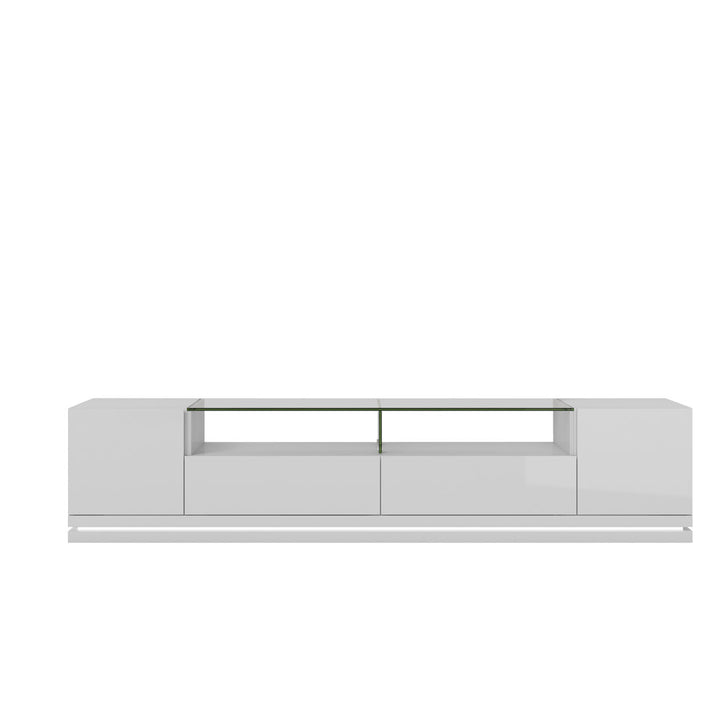 Graidy TV Stand for TVs up to 70" Ebern Designs Color: White Gloss