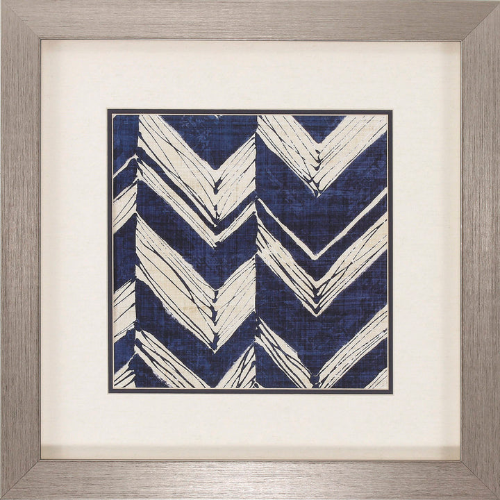 Indigo Batik - 4 Piece Frame Graphic Art Set on Paper (Set of 4) Dakota Fields
